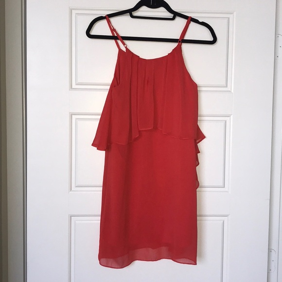 Forever 21 Coral Sleeveless Dress - Picture 2 of 4